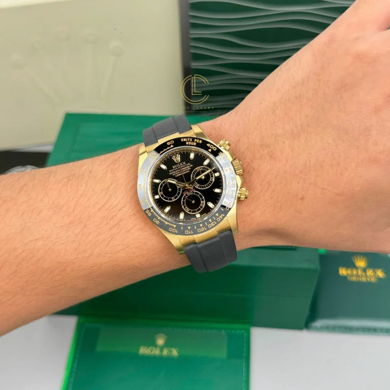 Rolex Cosmograph Daytona 116518LN-0043 40mm Black Dial Yellow Gold