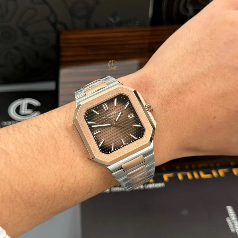 Patek Philippe Cubitus 5821/1AR-001 45mm Chocolate Dial Demi Rose Gold